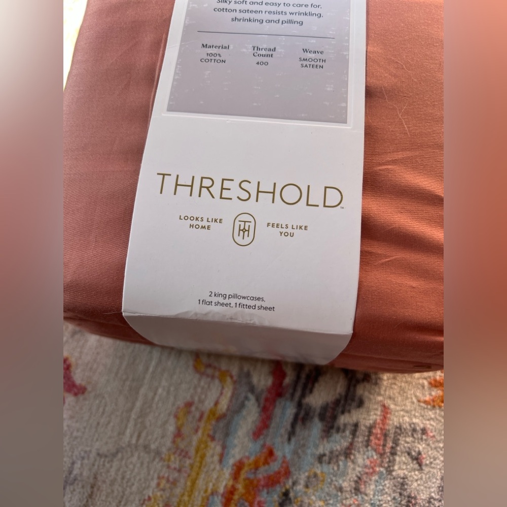 Threshold Performance Sheet Set - Rust - Picture 3 of 3